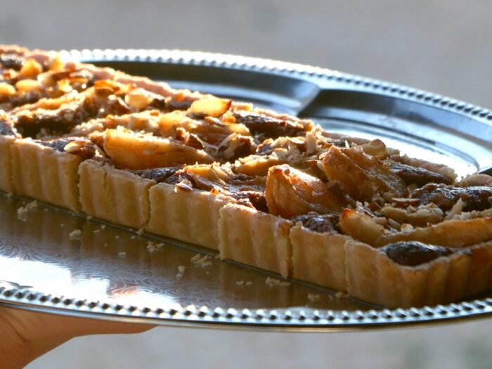 Tarte fondante poires et cacahuète