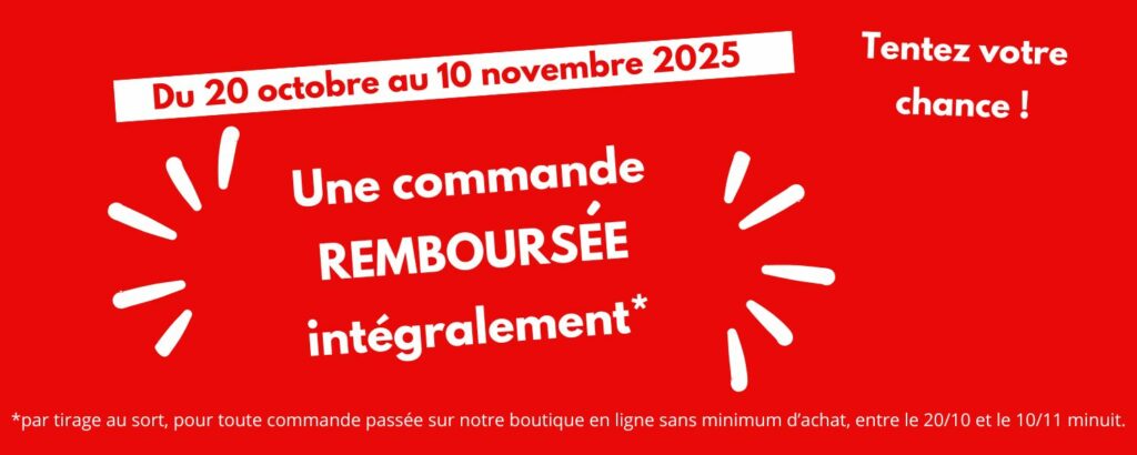 Tente ta chance : on rembourse intégralement ta commande
