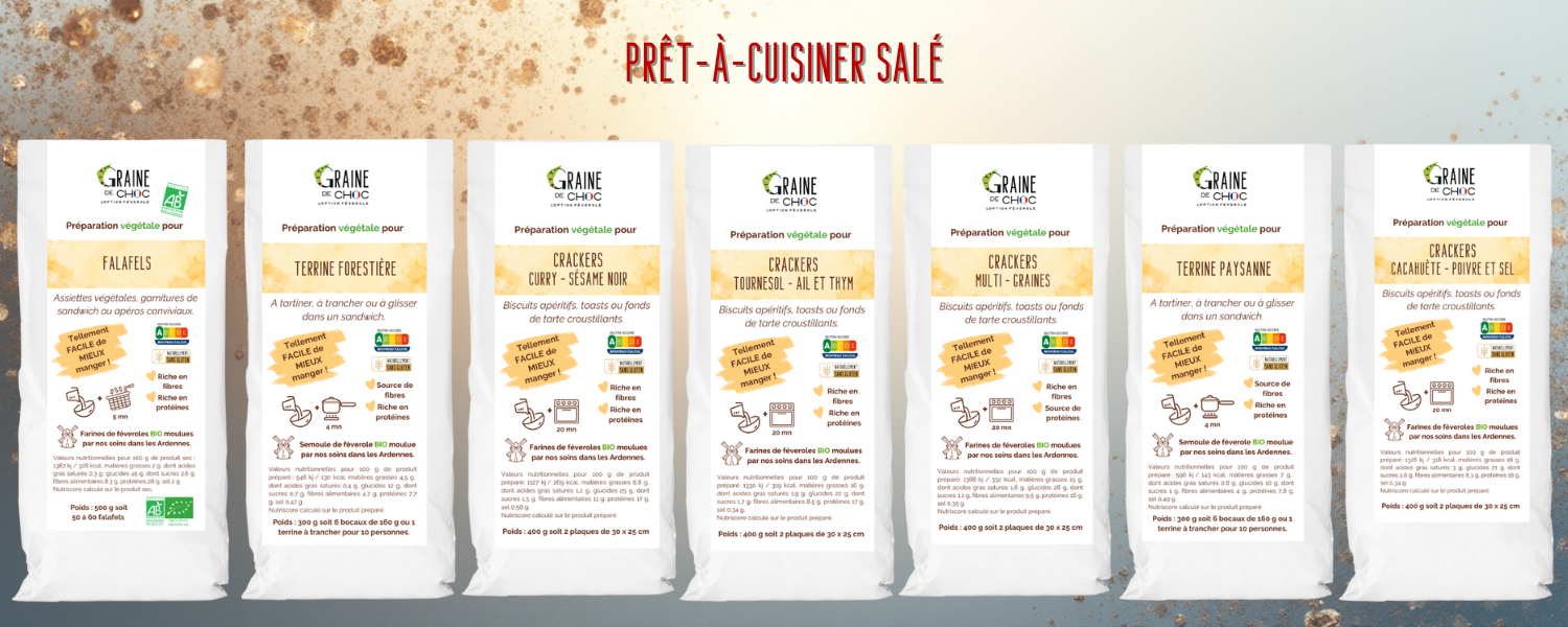 Tellement facile de mieux manger, une gamme de prêts à cuisiner, sans gluten et végétale.