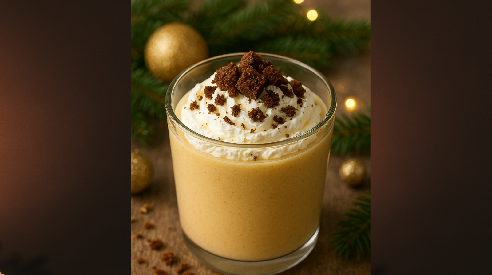 Velouté féverole butternut, cannelle, chantilly au chèvre, pain noir de féverole