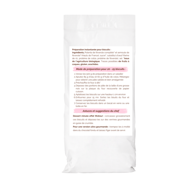 Féventines biscuits vegan et sans gluten à la polenta de féverole complète