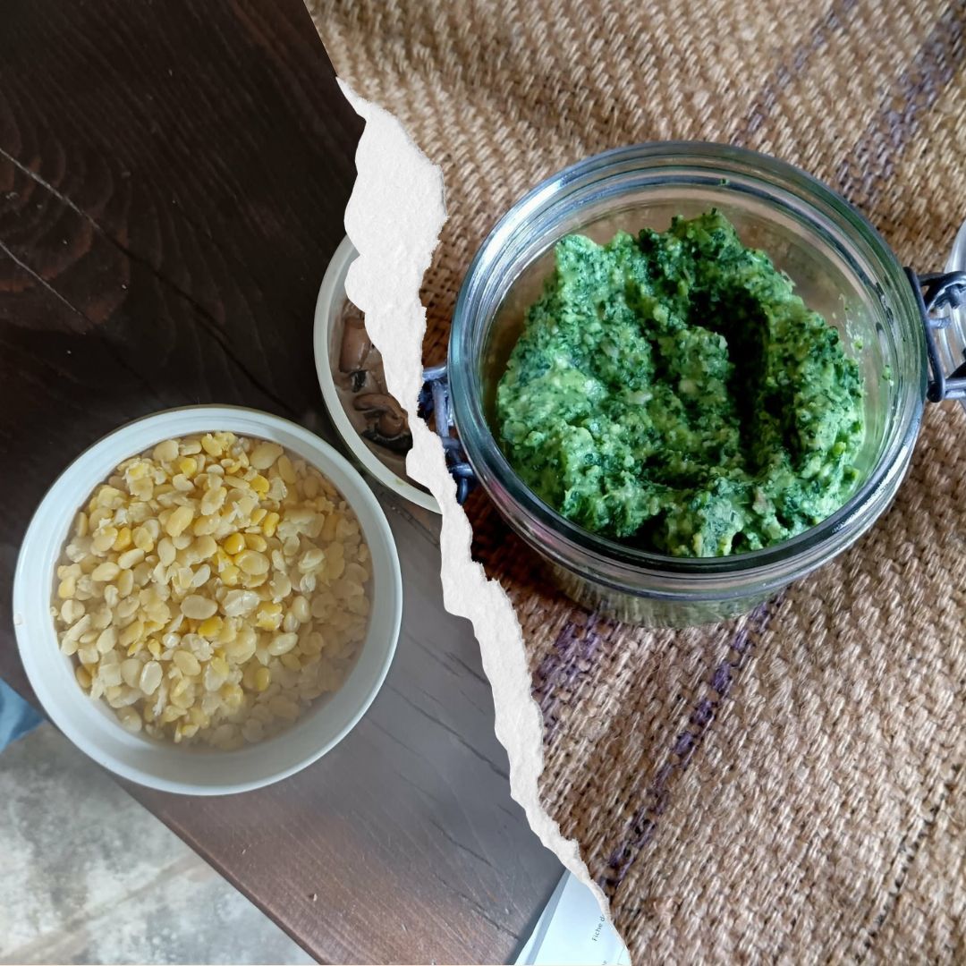 Sauce au pesto de scarole